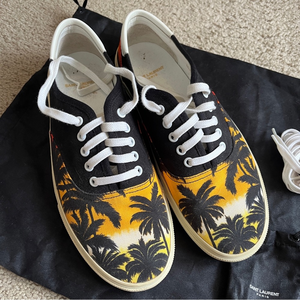Saint Laurent Palm Tree Sneakers